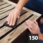   Csiszolóvászon - 150-es - kék - 230 x 280 mm - 5 db / csomag