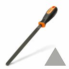   Precíziós reszelő fémhez - háromszög alakú - kétszeres vágású - közepes durvaságó