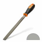   Ráspoly fához - félkerek, tompavégű - közepes durvaságó