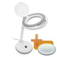 LED lámpa - nagyító lencsével - 4" - 100 mm