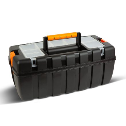 Műanyag szerszámostáska - 1 tálcával - 55 x 27 x 23 cm Műanyag szerszámostáska - 1 tálcával - 55 x 27 x 23 cm