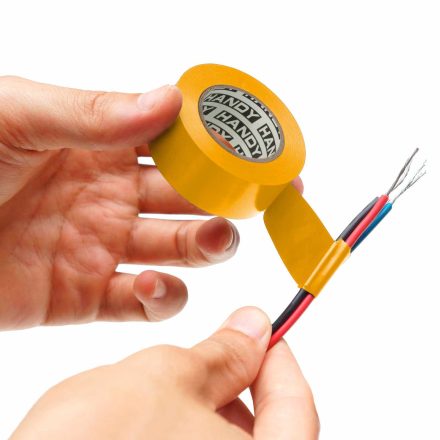 Szigetelőszalag - 19 mm · 20 m - sárga Szigetelőszalag - 19 mm · 20 m - sárga