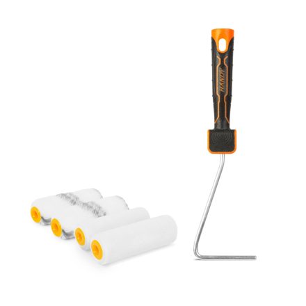 Festőhenger szett - 2 + 2 db henger + nyél Festőhenger szett - 2 + 2 db henger + nyél