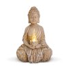 Szolár Buddha - 1 LED - 12,5 x 8,5 x 19 cm - 2 féle