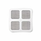   Szúnyogháló javítófolt - 10 x 10 cm - fekete - 4 db / csomag