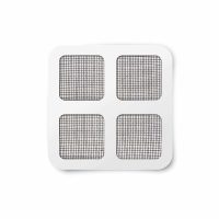   Szúnyogháló javítófolt - 10 x 10 cm - fekete - 4 db / csomag