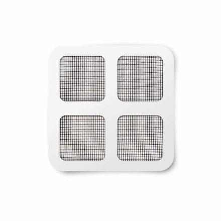 Szúnyogháló javítófolt - 10 x 10 cm - fekete - 4 db / csomag