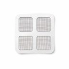   Szúnyogháló javítófolt - 10 x 10 cm - szürke - 4 db / csomag