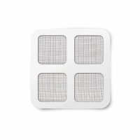   Szúnyogháló javítófolt - 10 x 10 cm - szürke - 4 db / csomag