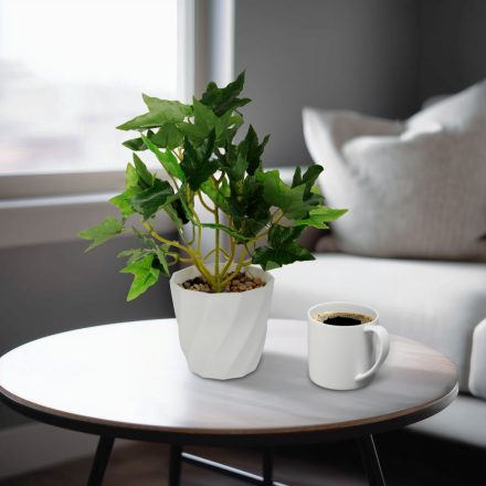 Műnövény dekoráció - borostyán - 20 x 9 cm