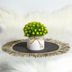   Műnövény dekoráció - apró virág - 3 féle - 18 x 8,5 cm