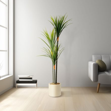 Műnövény dekoráció - Dracaena Marginata - zöld - 1,2 m Műnövény dekoráció - Dracaena Marginata - zöld - 1,2 m