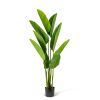 Műnövény dekoráció - banánlevél fa - zöld - 1,6 m Műnövény dekoráció - banánlevél fa - zöld - 1,6 m
