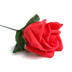 Műnövény dekoráció - rózsa - 3 szín - 5 x 5 x 30 cm