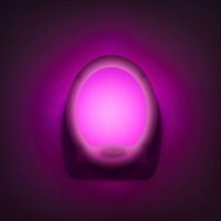   LED éjszakai fény, színváltós - Premium "Smooth" - 7 LED