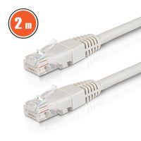 Patch kábel - UTP - CAT6 - CCA - 2 m - szürke