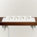 Rejtett elosztó - 4-es - Felnyíló kivitel - fehér