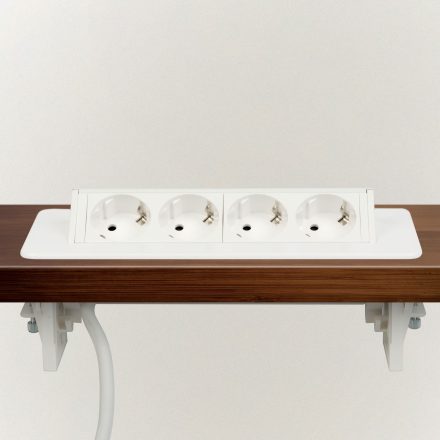 Rejtett elosztó - 4-es - Felnyíló kivitel - fehér