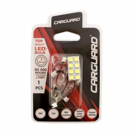 Autós LED - CLD313 - 20 x 60 mm (W5W, C5W, BA9S) - 240 lm - can-bus - SMD - 3W - 12V