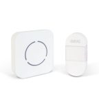   Digitális elem- és vezeték nélküli csengő - Kinetic - fehér - kék LED