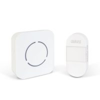   Digitális elem- és vezeték nélküli csengő - Kinetic - fehér - kék LED