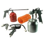 Általános szerszámkészlet - pneumatikus - levegő-, festék-, olajpisztoly - 5 db-os szett Általános szerszámkészlet - pneumatikus - levegő-, festék-, olajpisztoly - 5 db-os szett