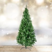 Műfenyő - 180 cm - Nordmann - PVC - sötétzöld