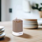 Fogpiszkáló adagoló tárolóval - 59 x 46 x 56 mm - fehér Fogpiszkáló adagoló tárolóval - 59 x 46 x 56 mm - fehér