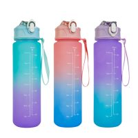 Sport kulacs - 750 ml - opálos - kék-lila színátmenetes