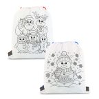 Színezhető tornazsák - 4 filccel - 33 x 27 cm - 2 féle Színezhető tornazsák - 4 filccel - 33 x 27 cm - 2 féle