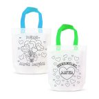 Színezhető ajándéktáska - 4 filccel - 24 x 22 cm - 2 féle Színezhető ajándéktáska - 4 filccel - 24 x 22 cm - 2 féle