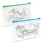 Színezhető tolltartó - 4 filccel - 21 x 12 cm - 2 féle Színezhető tolltartó - 4 filccel - 21 x 12 cm - 2 féle