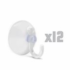 Tapadókorongos fali akasztó - 12 db / bliszter Tapadókorongos fali akasztó - 12 db / bliszter