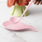 Szilikon fakanáltartó - rózsaszín - 20 x 10 x 2 cm Szilikon fakanáltartó - rózsaszín - 20 x 10 x 2 cm