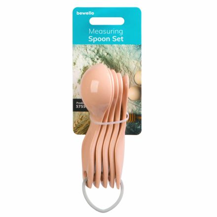 Mérőkanál szett - műanyag - különböző méretben - 5 db / csomag Mérőkanál szett - műanyag - különböző méretben - 5 db / csomag