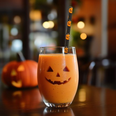 Papír szívószál - halloween - 197 x 6 mm - 25 db / csomag