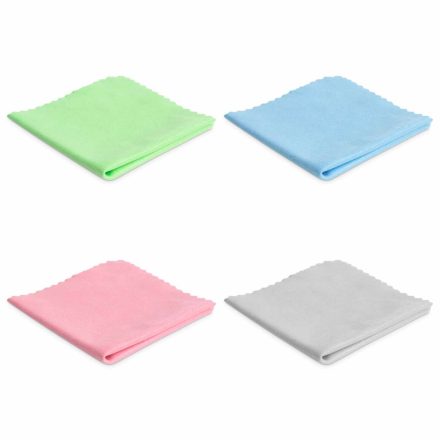 Szemüveg törlőkendő - 145 x 145 mm - 4 szín Szemüveg törlőkendő - 145 x 145 mm - 4 szín
