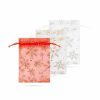 Organza ajándéktasak - 3 féle - 10 x 15 cm Organza ajándéktasak - 3 féle - 10 x 15 cm