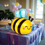 Alumínium fólia lufi - méhecske - 65 x 81 cm Alumínium fólia lufi - méhecske - 65 x 81 cm