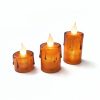 LED-es gyertya szett - melegfehér - műanyag - 3 db / szett LED-es gyertya szett - melegfehér - műanyag - 3 db / szett