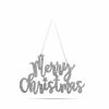 Karácsonyi dekoráció - "Merry Christmas" felirat - 20 x 12 cm - ezüst Karácsonyi dekoráció - "Merry Christmas" felirat - 20 x 12 cm - ezüst