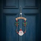 Karácsonyi dekoráció - Fa, mikulás - 13 x 17 cm Karácsonyi dekoráció - Fa, mikulás - 13 x 17 cm