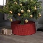 Karácsonyfatalp takaró - piros, műanyag - 65 x 23 cm Karácsonyfatalp takaró - piros, műanyag - 65 x 23 cm