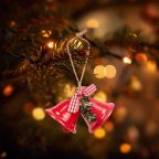 Karácsonyi dekor - harang - piros színben Karácsonyi dekor - harang - piros színben