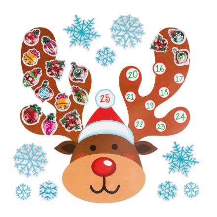 Karácsonyi öntapadós falmatrica - adventi kalendárium Karácsonyi öntapadós falmatrica - adventi kalendárium