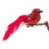 Karácsonyi dísz - csipeszes - glitteres madár - piros - 2 db / csomag Karácsonyi dísz - csipeszes - glitteres madár - piros - 2 db / csomag