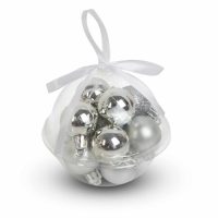 Karácsonyfadísz szett - arany - 3 cm - 12 db / szett
