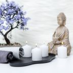 Gyertya szett - fehér, illatmentes - 4 x 45 g Gyertya szett - fehér, illatmentes - 4 x 45 g