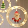 LED-es fényfüggöny - mikulás - 1,8 x 0,5 m - 125 melegfehér LED LED-es fényfüggöny - mikulás - 1,8 x 0,5 m - 125 melegfehér LED