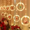 LED-es fényfüggöny - mikulás - 1,8 x 0,5 m - 125 melegfehér LED LED-es fényfüggöny - mikulás - 1,8 x 0,5 m - 125 melegfehér LED